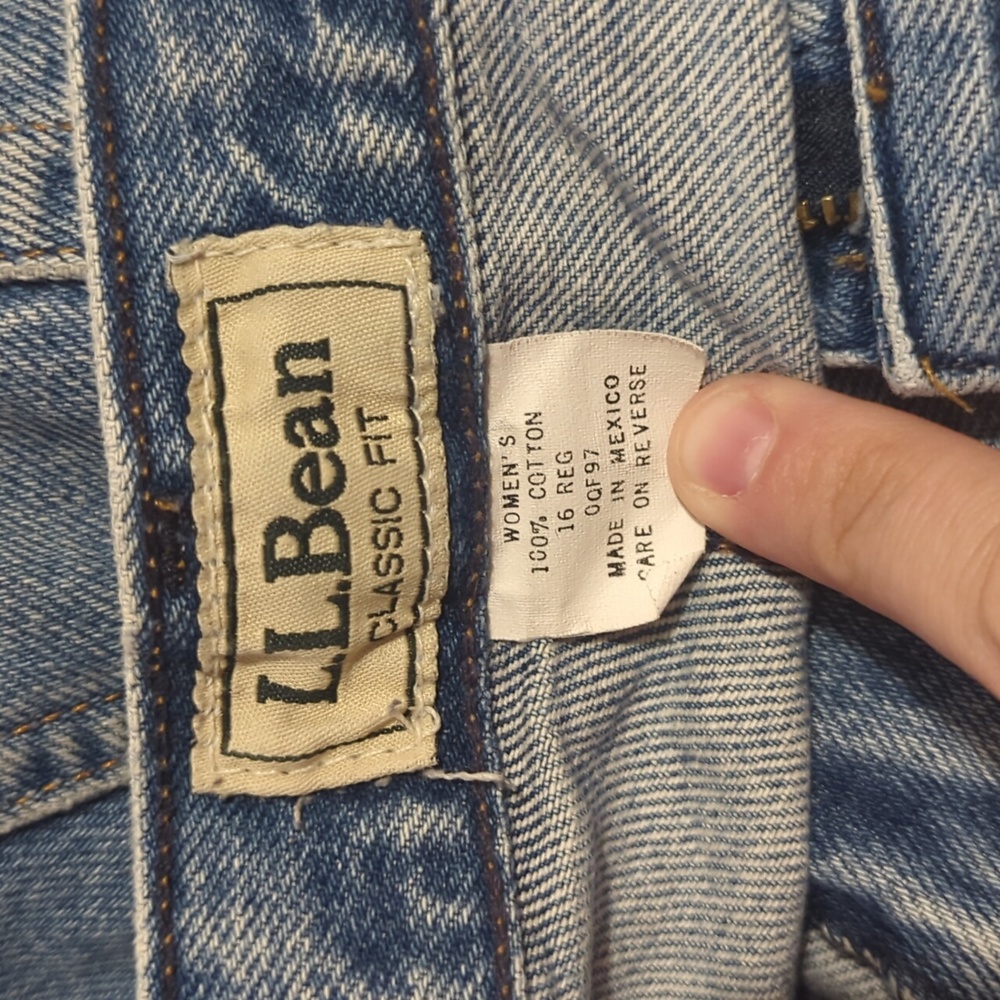 L.L. Bean women's classic fit jeans